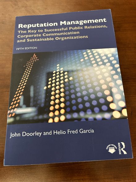 "Reputation Management: The Key to Successful Public Relations, Corporate Communication and Sustainable Organizations" Cover