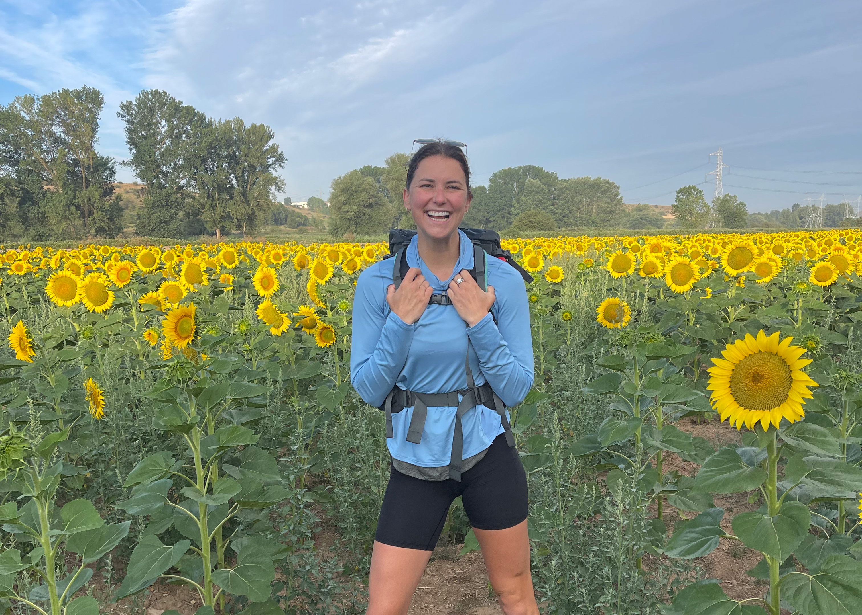Alumna Taylor Casey '16 hiking the Camino