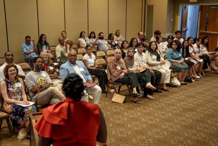 Freedom Scholars Director Prudence Layne speaks at "Cherished Freedoms", the 2025 Freedom Scholars Symposium on Friday, June 27, 2025.