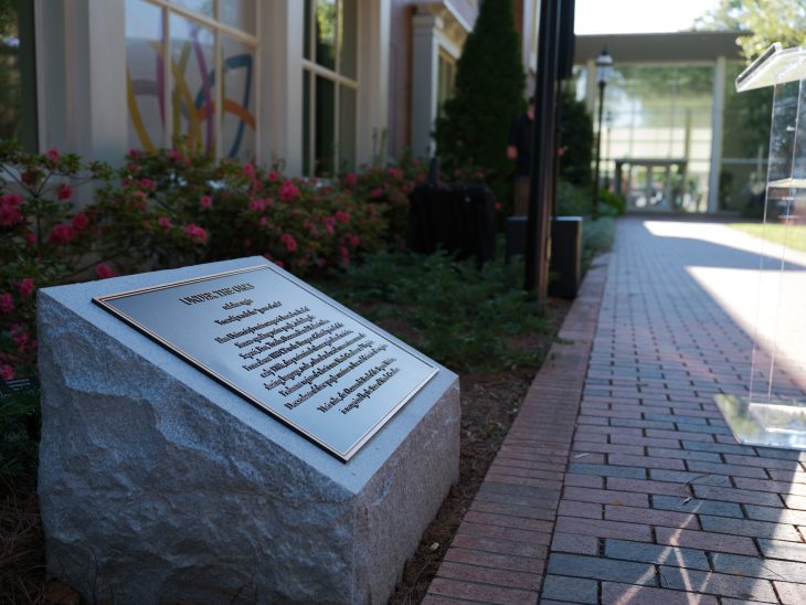A new historical marker Under the Oaks at Elon University honors the Occaneechi Band of the Saponi Nation Tribe.