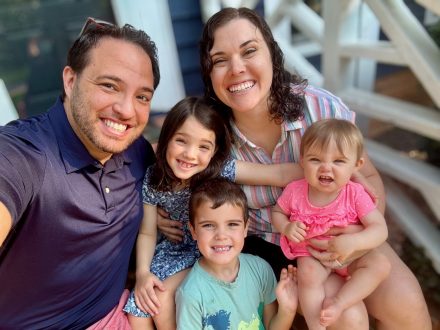 David and Rachel Campbell with their 3 kids