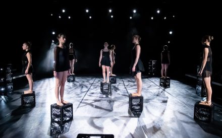 Dancers performing "The Light We Cannot See" choreography