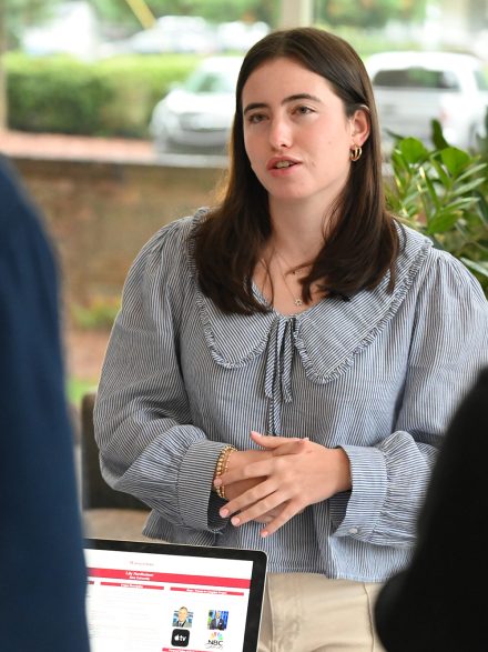 Sport management major Lily Nordheimer ’26