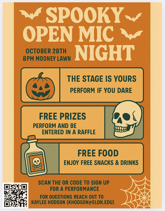 Historic Open Mic Night Oct 28 8pm