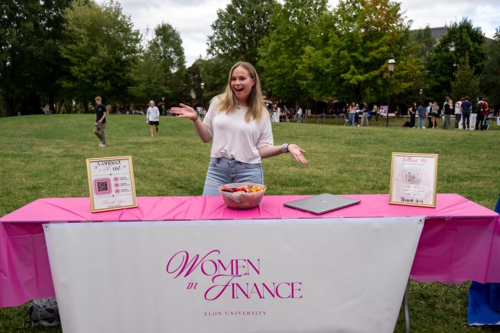 Emilie Orendorff at the Org Fair