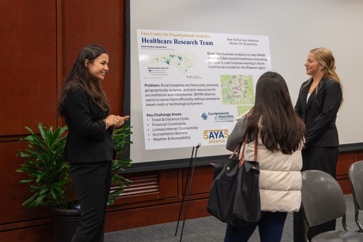 Photo of Business Analytics Day poster session
