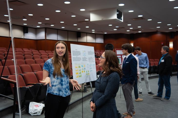 Photo of Business Analytics Day poster session