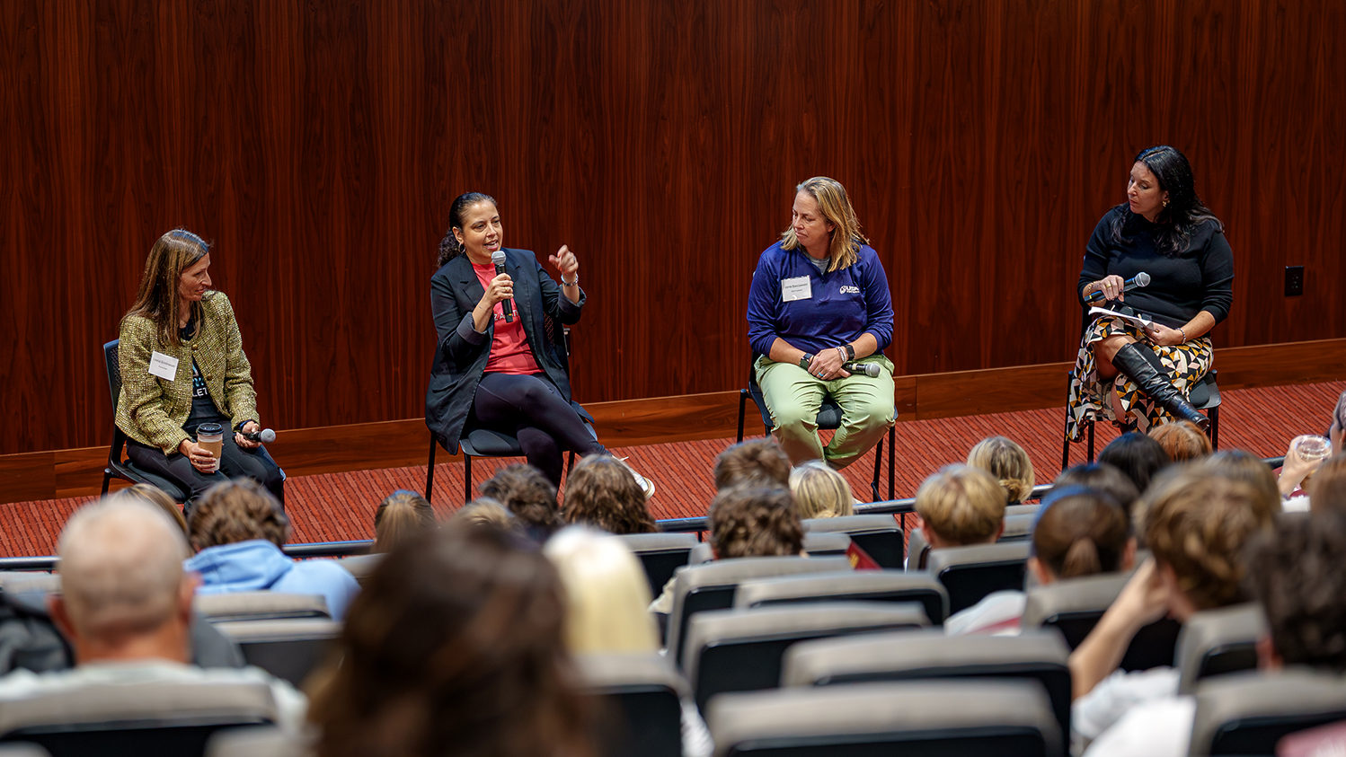 WINS Forum panel in Turner Theatre