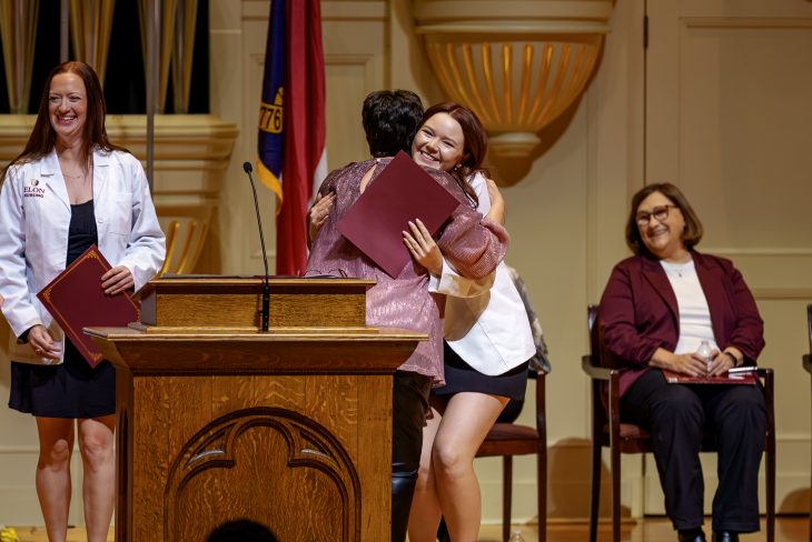 Nurse Pinning Ceremony on Dec. 11, 2025 I Whitley Auditorium.