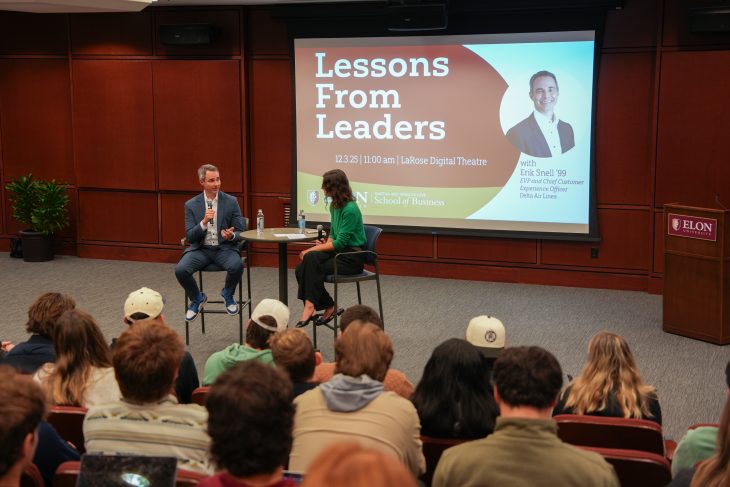 Erik Snell '99 at Lessons from Leaders at Elon University