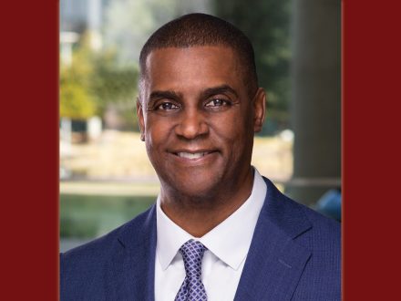 Portrait of Sean Suggs, former president of Toyota Battery Manufacturing