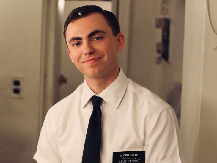 Andrew Stephens Purdy '20 in costume for "The Book of Mormon."