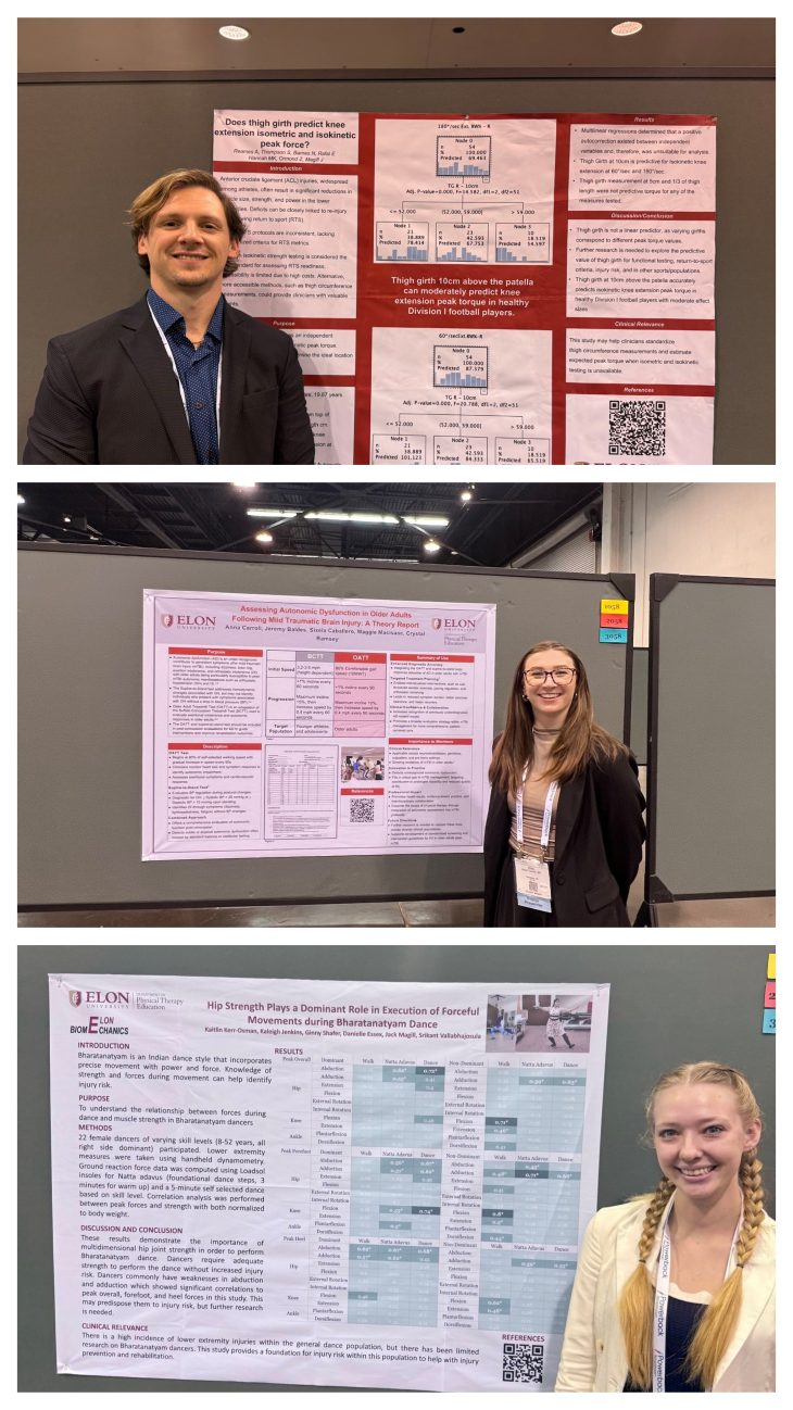 People presenting their poster