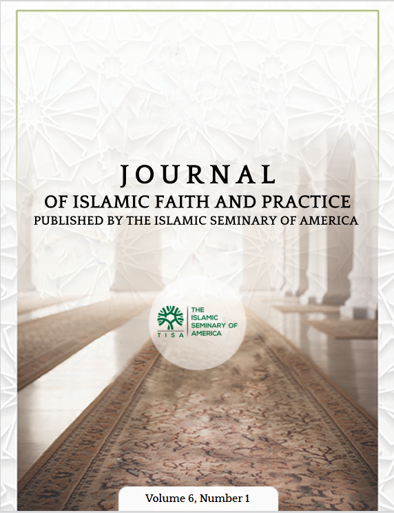 Cover of the Journal of Islamic Faith and Practice