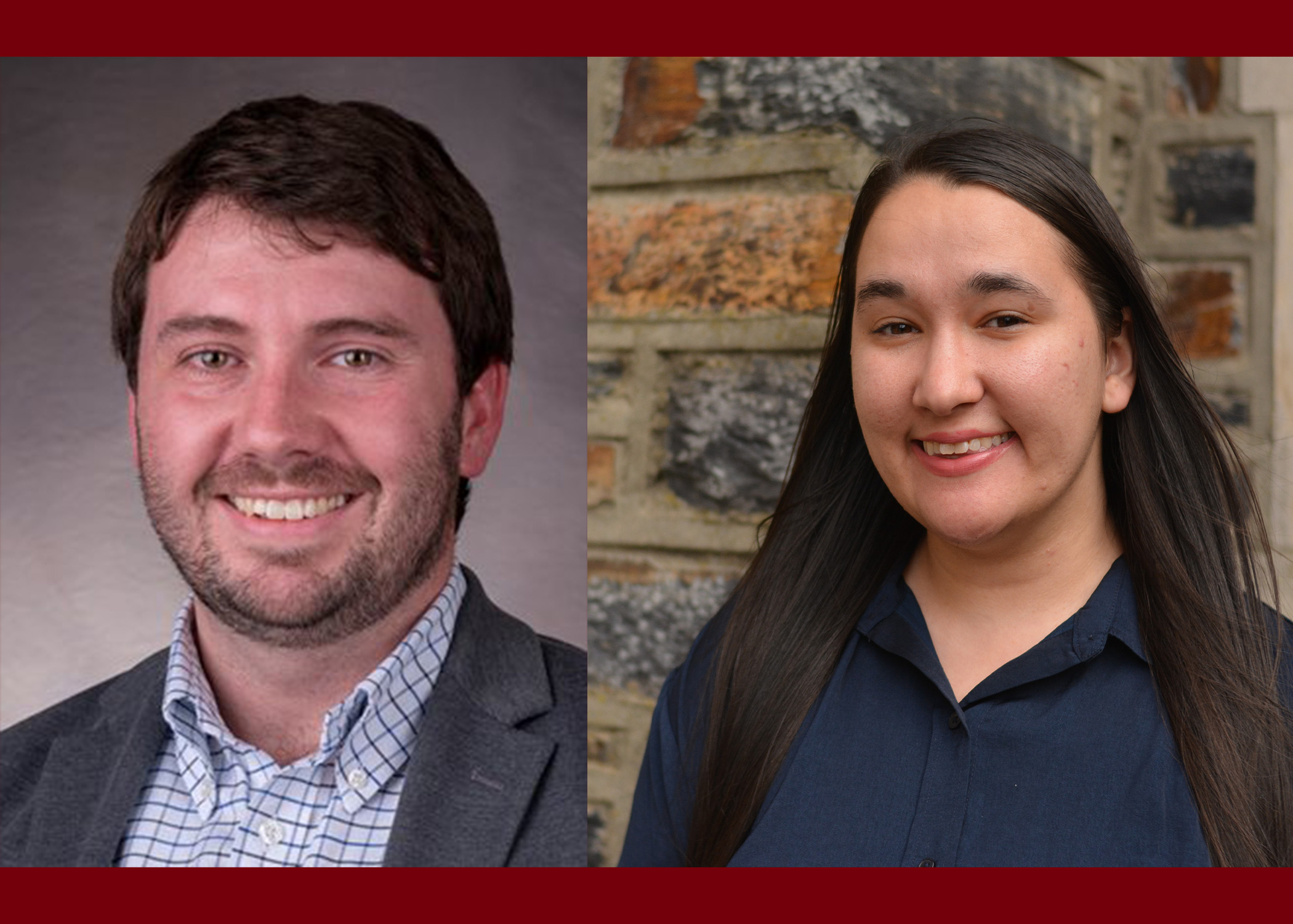 Headshot of Tedd Wimperis and Tara Wells side by side