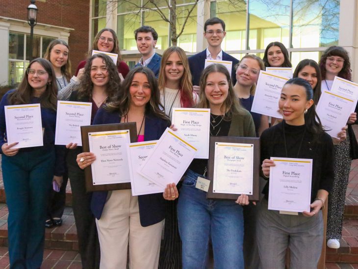 ENN students showcase their NCCMA awards