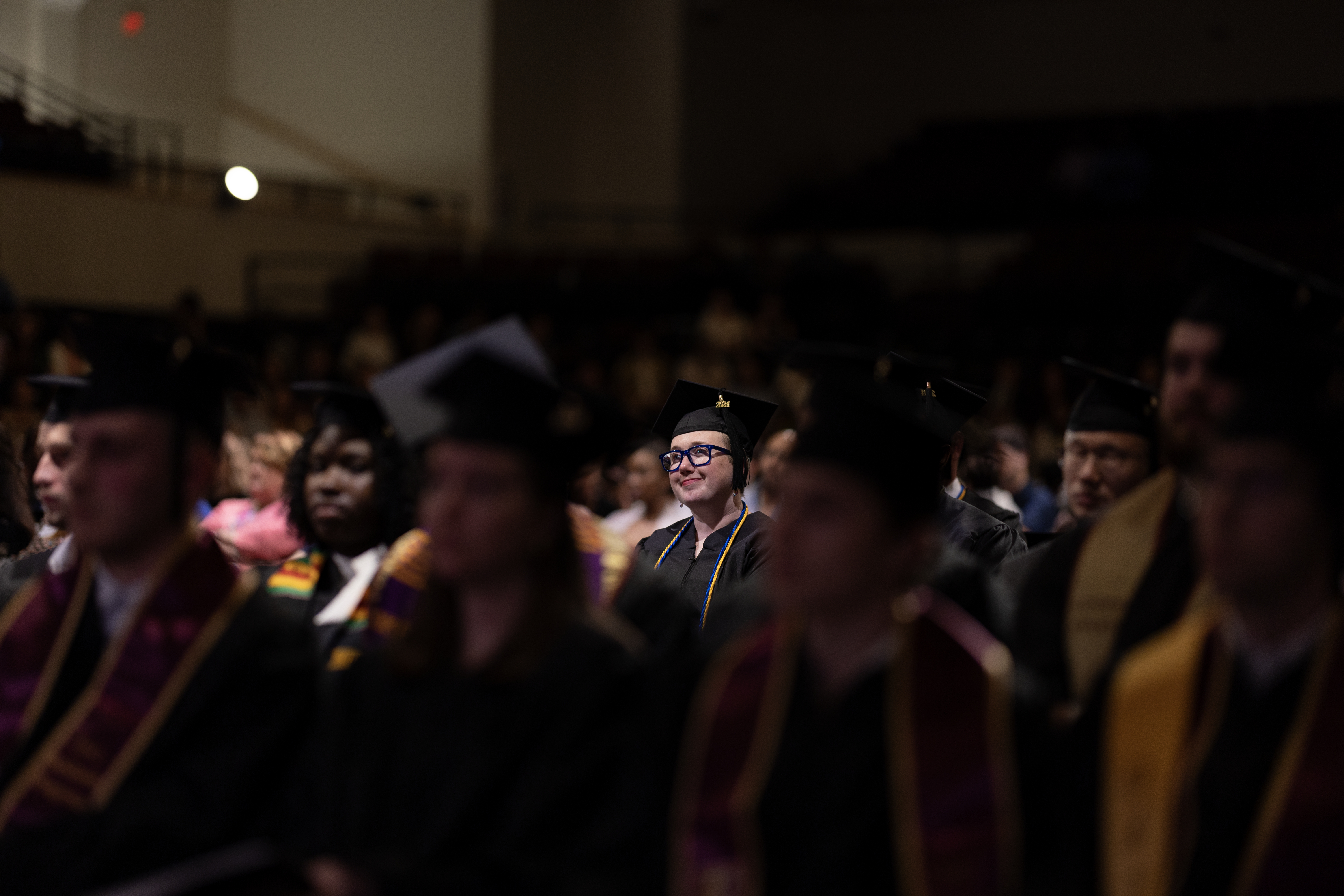 April Dudash G'24 at Graduate Commencement