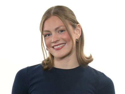 Elon student Amanda McGee smiles against a white background.