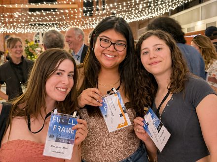 Female Elon students at Full Frame