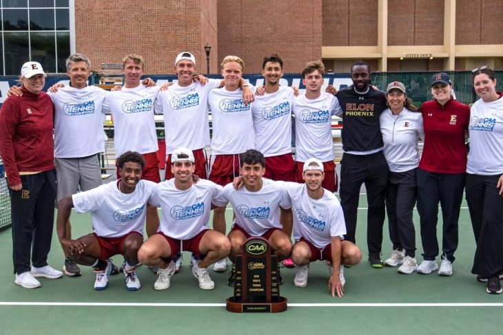 The Elon Phoenix men's tennis team won the 2026 Coastal Athletic Association conference championship over UNCW on April 19, 2026.