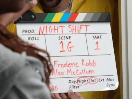 A photo of the “Night Shift" marker