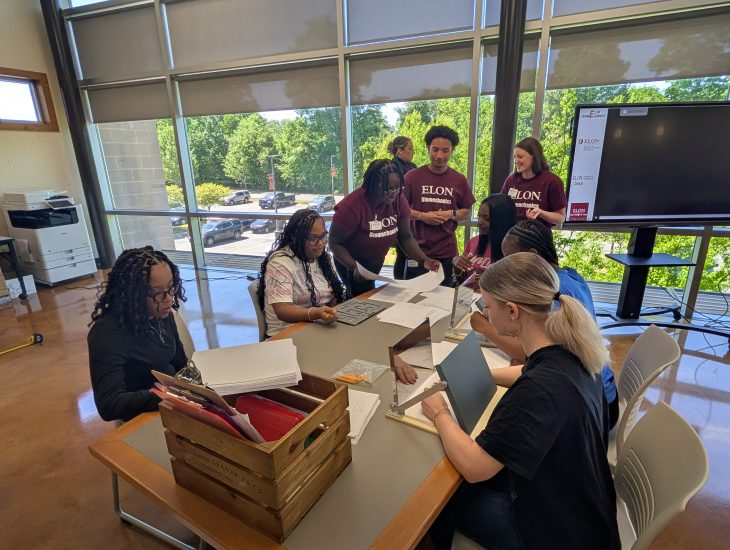 Students learning about neuromotor control