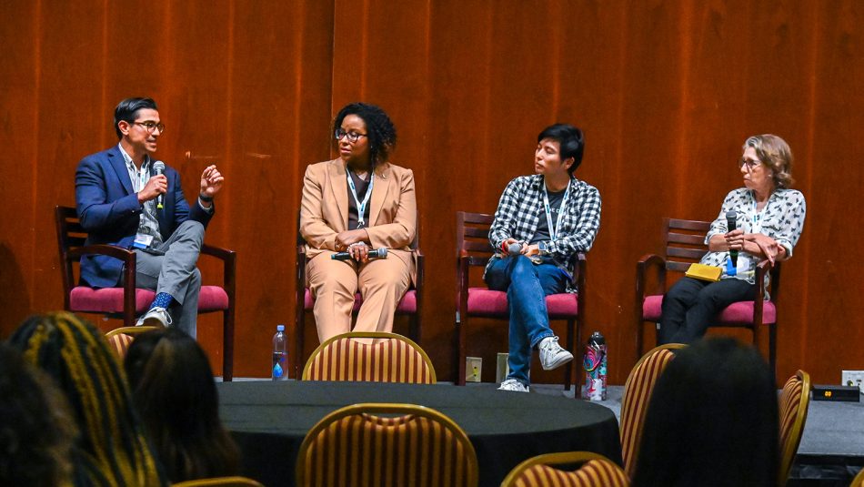 2026 Summit opening panelists on stage