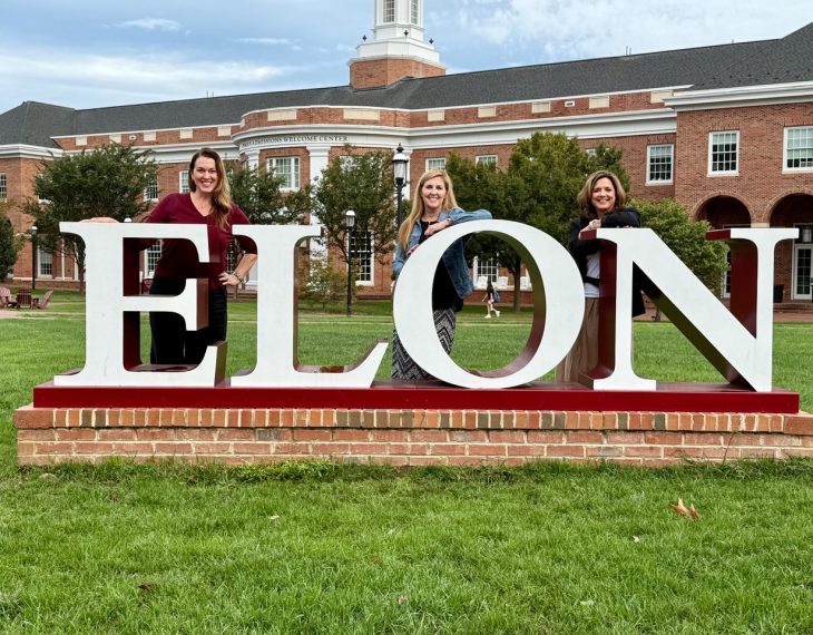 From left to right: Clinical Mental Health Counseling faculty Suzan Wasik, Judy Folmar and Raychelle Lohmann