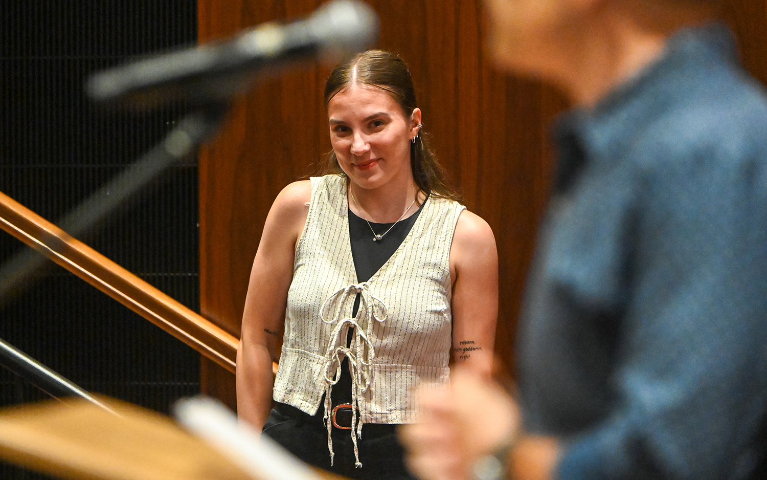 Elon student Skylar Cook smiles