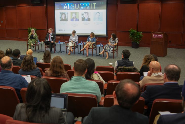 Jeff Sanders ’00, Chief Architect, Microsoft Nicole Perrelle, Head of AI Executive Advisory Service, Gartner Danielle Nashold ’04, Head of AI Monitoring and Controls Strategy at Bank of America Amy Robbins ’14, Brand Insights Lead, OpenAI