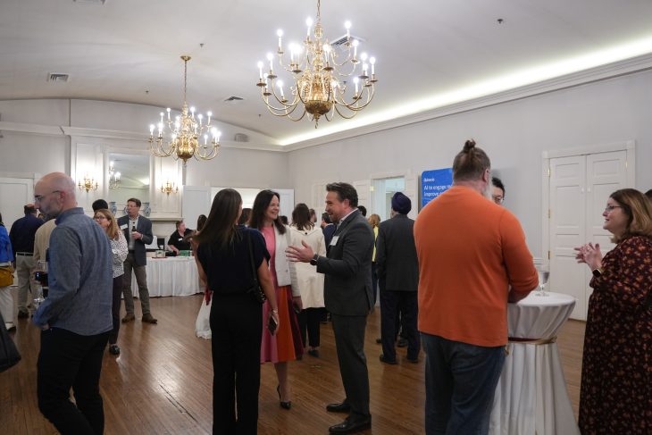 AI Summit participants networking