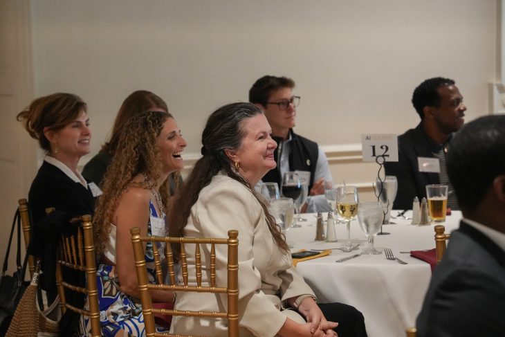 Katherine Guthrie, associate dean at William & Mary with fellow colleagues