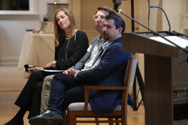 Casey Evans, associate dean for undergraduate programs and student services at American University, who also joined the discussion alongside Stephen Walls, assistant dean at the McCombs School of Business at the University of Texas at Austin, and Hussein Issa, associate professor of accounting information systems at Rutgers Business School