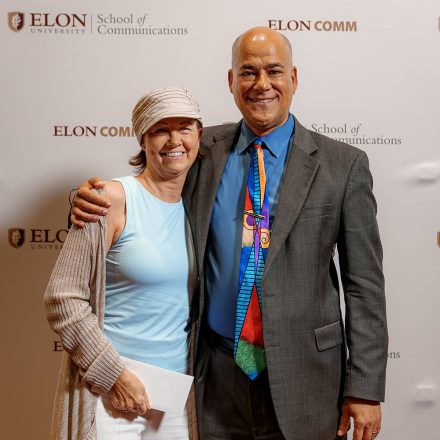Maggie Mullikin (left) and Dean Kenn Gaither