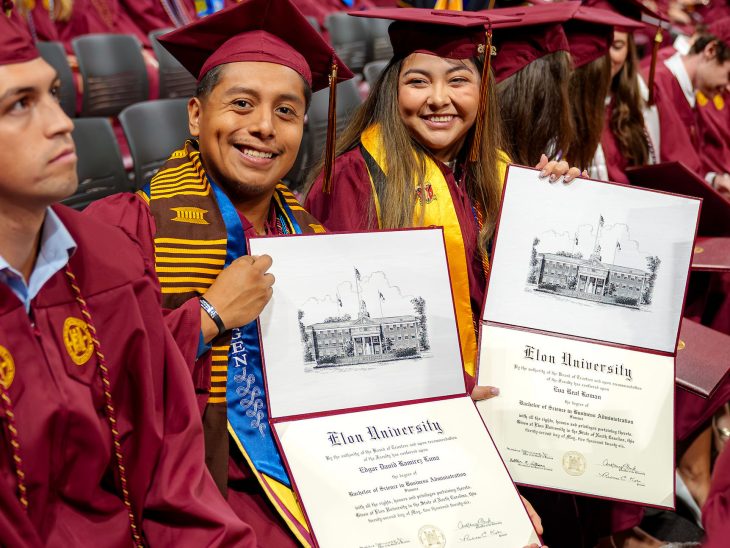More than 1,500 bachelor degrees were conferred on May 22, 2026, during Commencement exercises inside ���ϲ�����'s Schar Center.