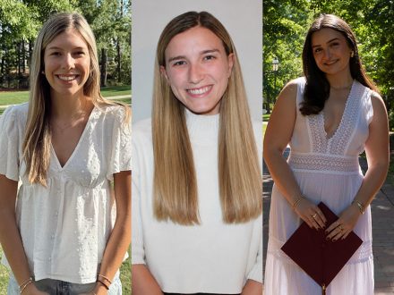 An image featuring Kaitlyn Leazer, Carrie Whitley, and Isabella Martino