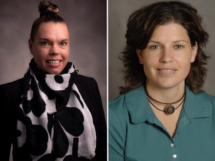 Headshots of Anu Räisänen and Lynda Butler-Storsve next to each other
