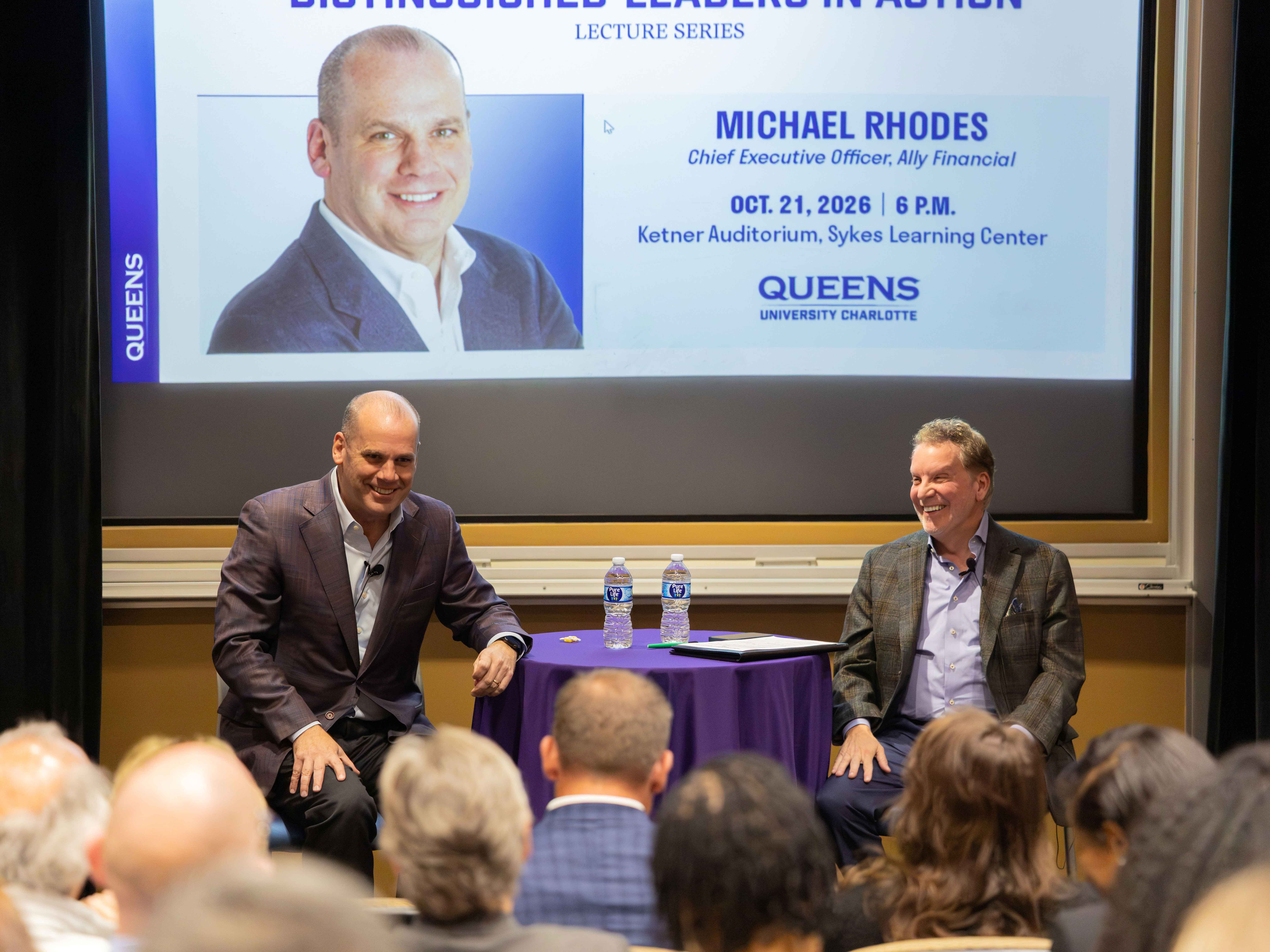 Focus forward: Ally Financial CEO Michael Rhodes shares leadership insights at Queens