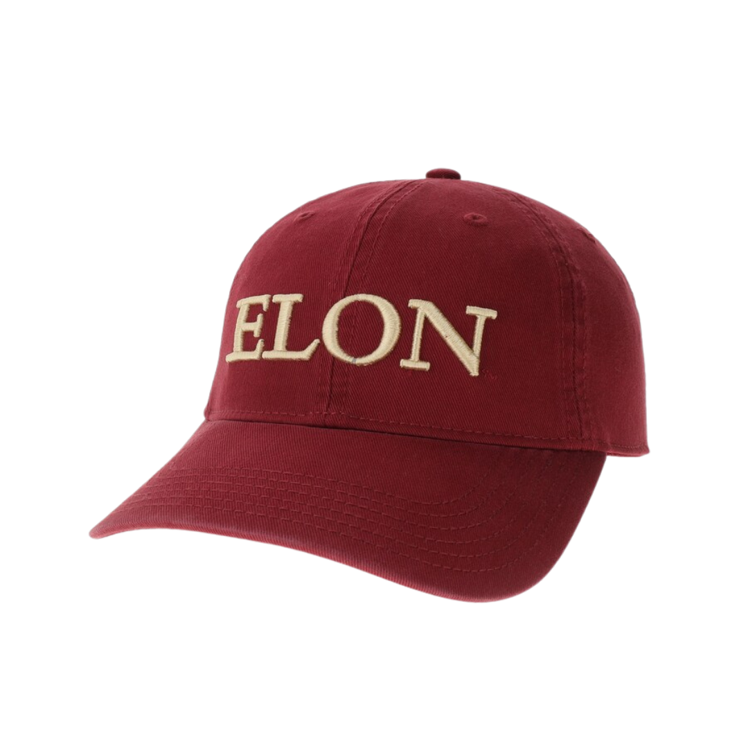 Maroon Elon hat 