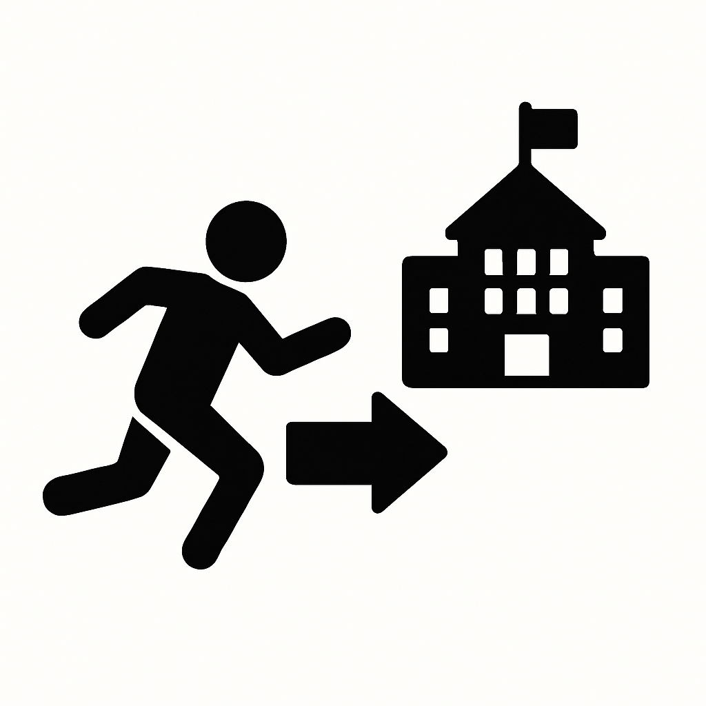 athlete transfer icon