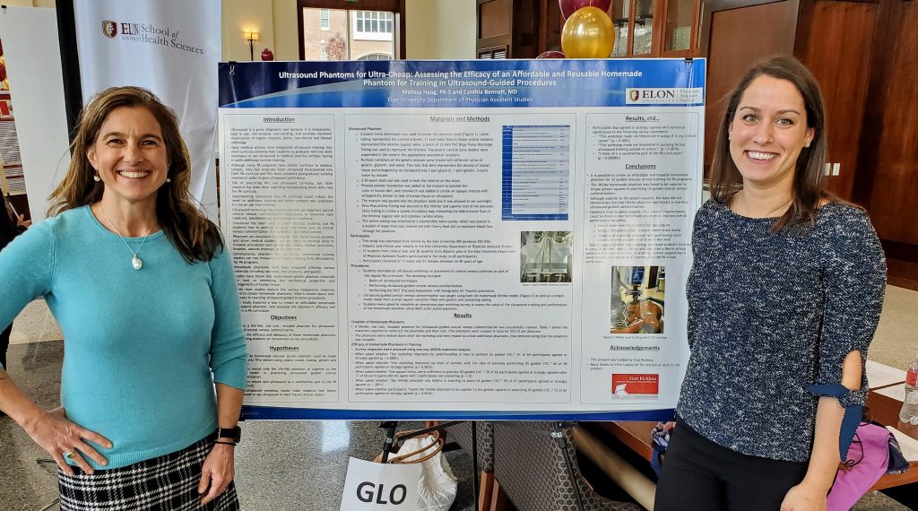 Picture of Melissa with her research mentor Cynthia Bennett.