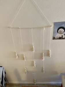 Picture of a wall tassel hanging up