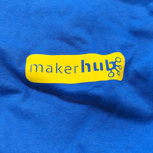 Maker Hub on tshirt