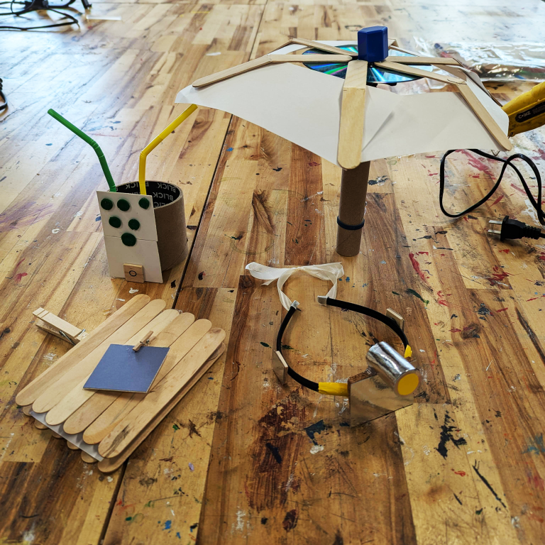 Several prototypes from the Protobot challenge.