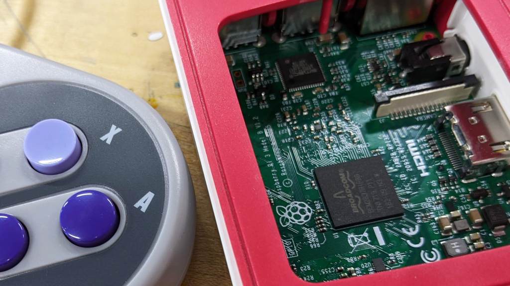 Pi with a game controller