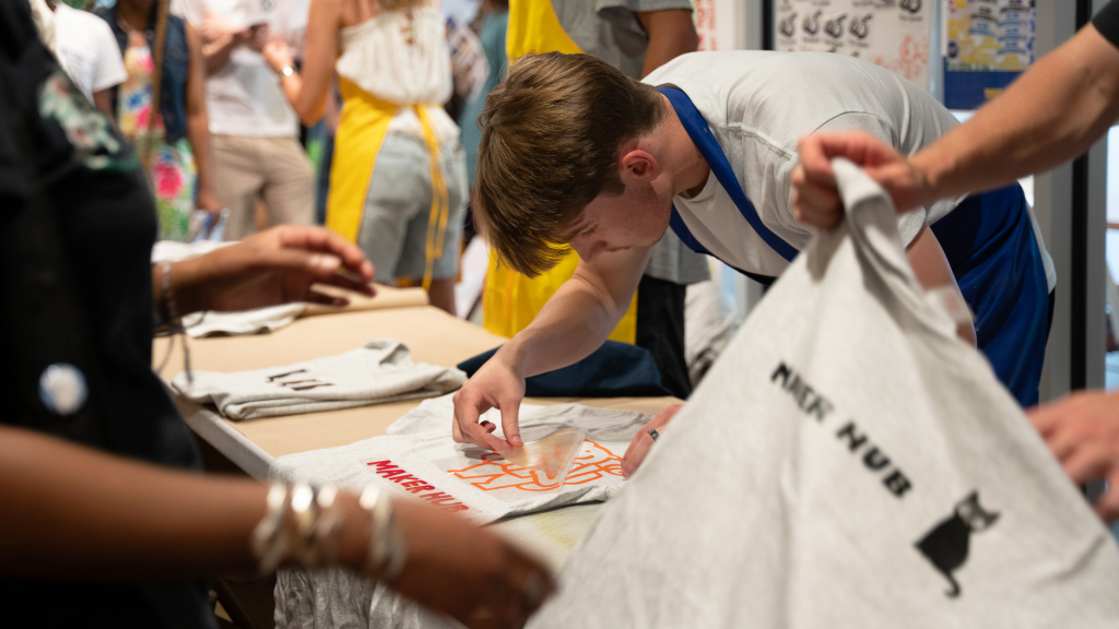 Making T-Shirts at Maker Takeover