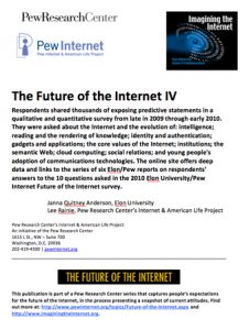 The Future of the Internet Survey Cover Page