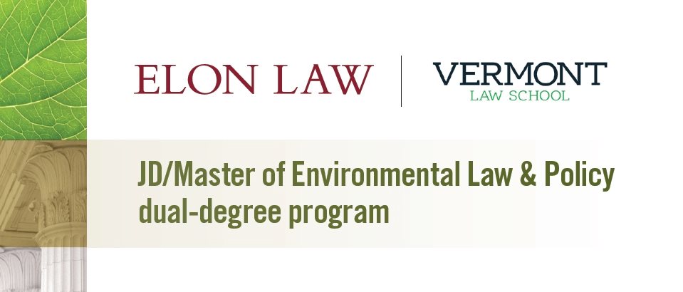 Elon and Vermont Law School logos