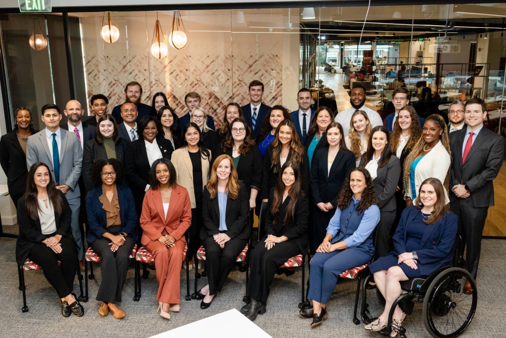 Students in Elon Law's part-time law school program in Charlotte