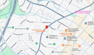 Map of Elon Law Flex Program in Charlotte, NC